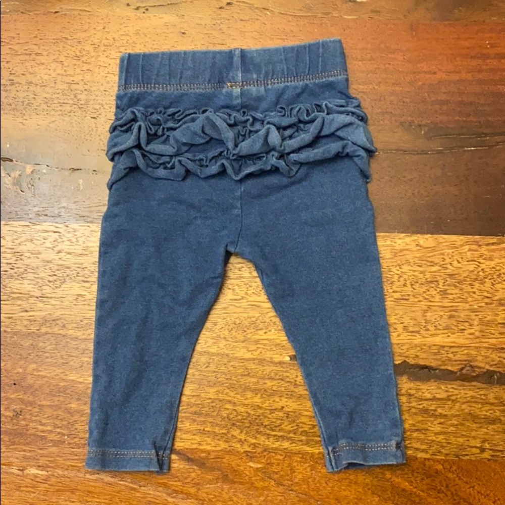 NB jeggings with ruffles